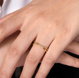 Gabriel & Co 14K Yellow Gold Bujukan Criss Cross Ring LR51876Y4JJJ