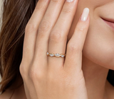 Gabriel & Co 14K Yellow Gold Diamond Stackable Ring 0.21ct  LR52666Y45JJ