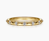 Gabriel & Co Stackable Ring 14K Yellow Gold Diamond 0.3ct LR52667Y45JJ