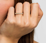 Gabriel & Co 14K Yellow Plain Gold Stackable Ring LR53065Y4JJJ