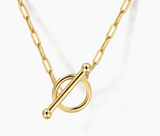 Gabriel & Co 14K Yellow Gold Chain Necklace with Toggle NK7035Y4JJJ