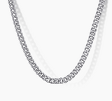 Gabriel & Co 22 Inch 3mm 925 Sterling Silver Men's Solid Link Chain Necklace