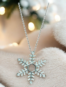 Cherie Dori White Gold Large Diamond Snowflake FWP0639DW