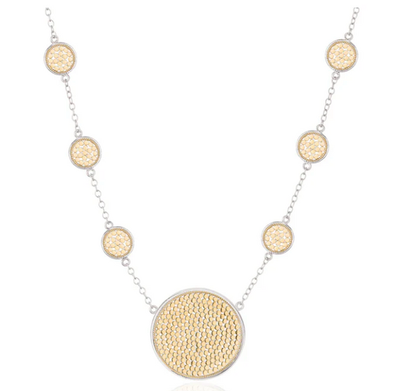 Anna Beck Classic Large Station Collar Necklace 191NTWT