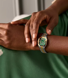 Michele Meggie 18K Two-Tone Gold-Plated Diamond Dial Watch MWW33B00018