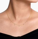 Gabriel & Co Layered Necklace Droplet 14K Yellow Gold Diamond 0.05ct NK6468Y45JJ