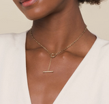 Gabriel & Co 14K Yellow Gold Chain Necklace with Toggle NK7035Y4JJJ