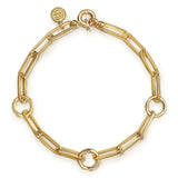 Gabriel & Co 14K Yellow Plain Gold Link Chain Bracelet