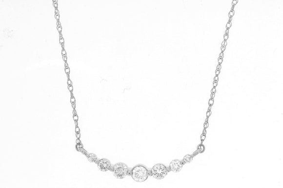 Matheus Diamond Across Necklace WH1747D