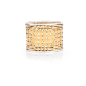 Anna Beck Cigar Band Ring 0016R GOLD