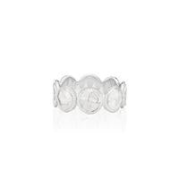 ANNA BECK HAMMERED MULTI-DISC RING SILVER RG10036