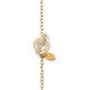 Anna Beck 36” long multi disc station  Silver/gold necklace 1181NGG
