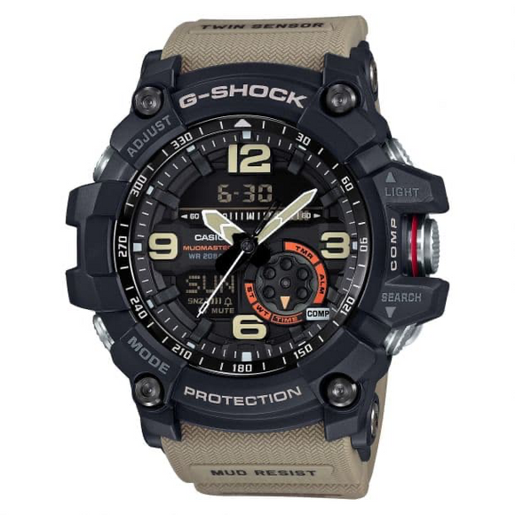 Casio G Shock Master of G MudMMaster Twin sensor Desert Tan Khaki