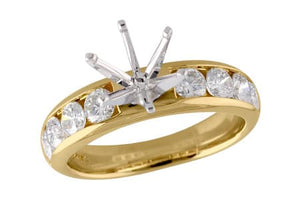 14KT Gold Semi-Mount Engagement Ring - A239-88135_Y