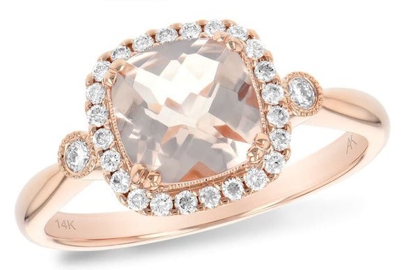 14KT Gold Ladies Diamond Ring - A241-66353_P