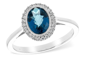 14KT Gold Ladies Diamond Ring - A244-38117_W