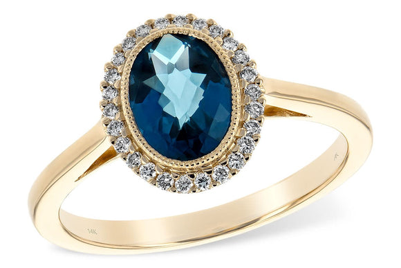 14KT Gold Ladies Diamond Ring - A244-38117_Y