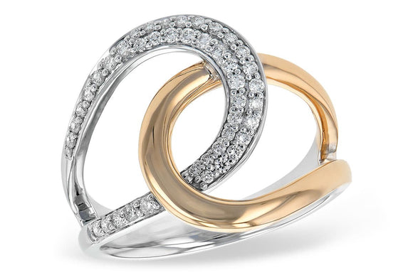 14KT Gold Ladies Diamond Ring - A244-44517_TR