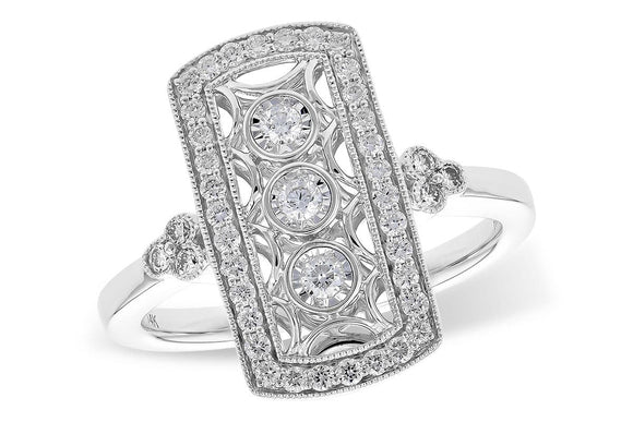 14KT Gold Ladies Diamond Ring - A328-06317_W