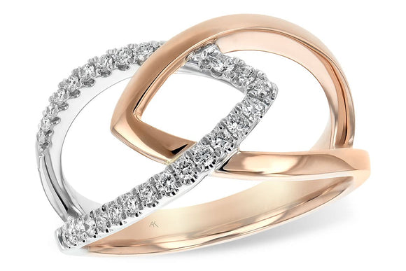 14KT Gold Ladies Diamond Ring - B244-37262_T