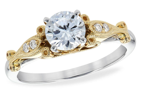 14KT Gold Semi-Mount Engagement Ring - B244-38171_TR