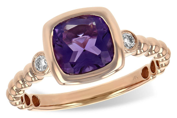 14KT Gold Ladies Diamond Ring - B244-39044_P