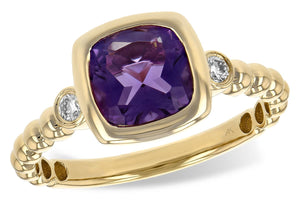14KT Gold Ladies Diamond Ring - B244-39044_Y