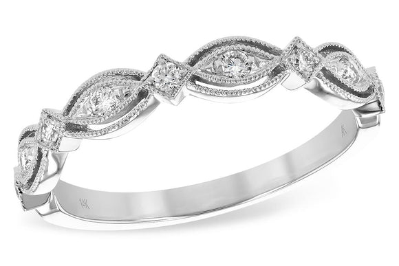 14KT Gold Ladies Wedding Ring - B245-28162_W