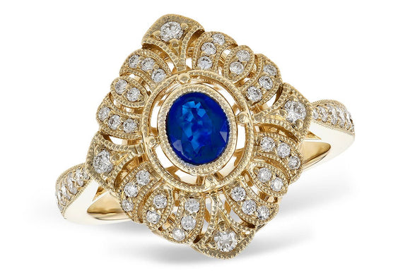 14KT Gold Ladies Diamond Ring - B328-04471_Y