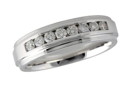 14KT Gold Mens Wedding Ring - C148-05380_W