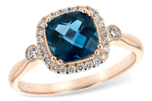 14KT Gold Ladies Diamond Ring - C244-38117_P