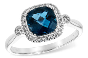 14KT Gold Ladies Diamond Ring - C244-38117_W