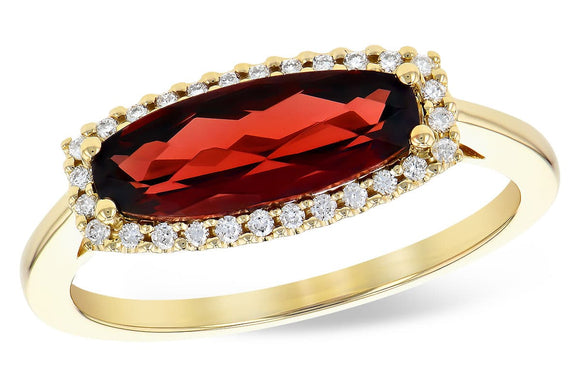 14KT Gold Ladies Diamond Ring - C328-02698_Y