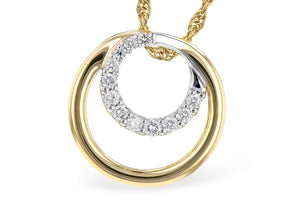 14KT Gold Necklace - C328-07244_YW