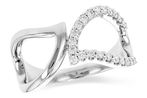 14KT Gold Ladies Diamond Ring - C328-09062_W