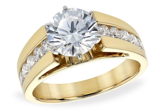 14KT Gold Semi-Mount Engagement Ring - D060-78144_Y