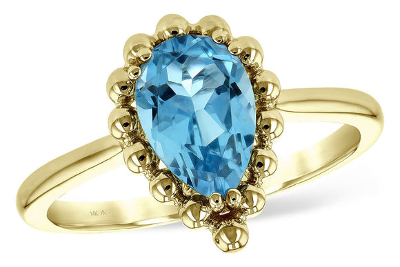 14KT Gold Ladies Diamond Ring - D244-40898_Y
