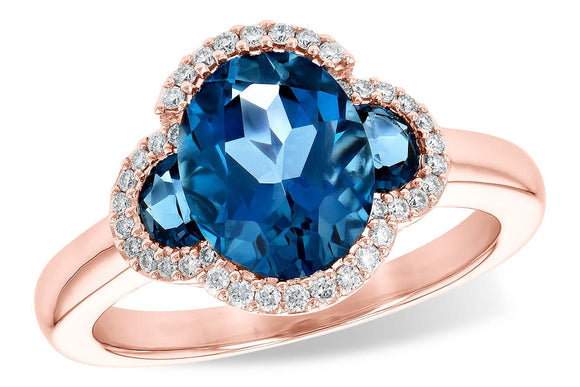 14KT Gold Ladies Diamond Ring - D245-33607_P