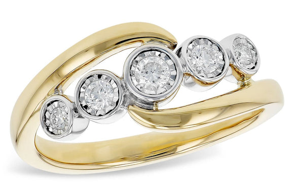 14KT Gold Ladies Diamond Ring - D328-00826_Y