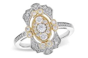 14KT Gold Ladies Diamond Ring - D328-06326_YW
