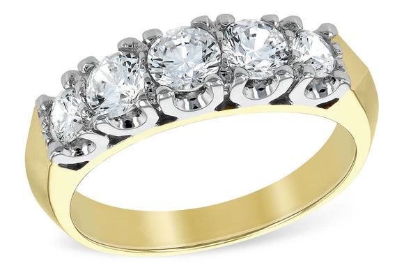 14KT Gold Ladies Wedding Ring - E148-06280_Y