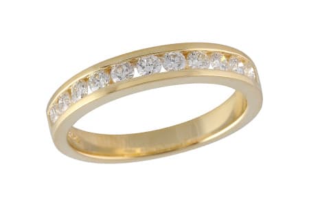 14KT Gold Ladies Wedding Ring - E148-07207_Y