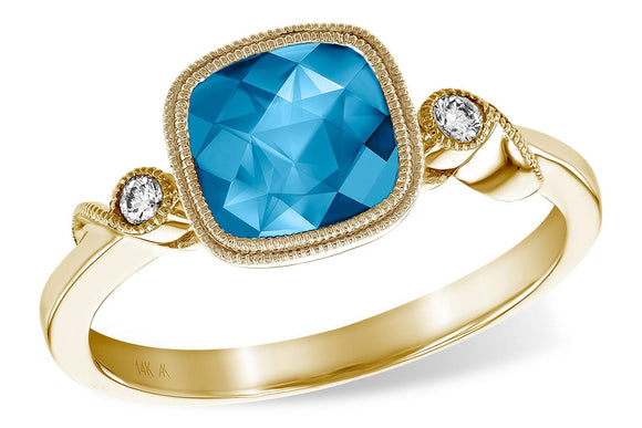 14KT Gold Ladies Diamond Ring - E241-70862_Y