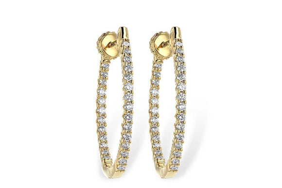 14KT Gold Earrings - E242-63635_Y