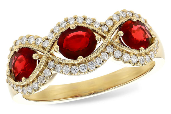 14KT Gold Ladies Wedding Ring - E328-04516_Y