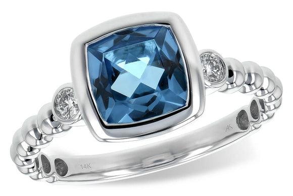 14KT Gold Ladies Diamond Ring - F244-39062_W