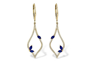 14KT Gold Earrings - F245-29944_Y