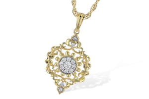 14KT Gold Necklace - F245-30907_T