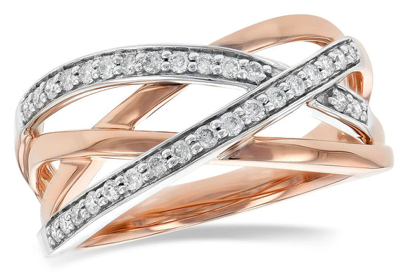 14KT Gold Ladies Wedding Ring - F245-34516_P