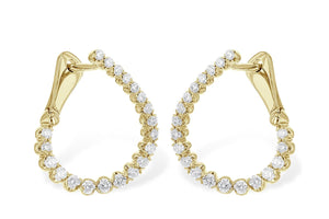 14KT Gold Earrings - F328-05453_Y